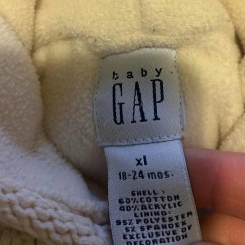 Baby Gap Cream Cable Knit Nordic‎ Style Sweater